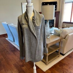 Gray cardigan